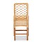 Baxton Studio Moscow Modern Bohemian Natural Brown Rattan and Walnut Brown Mahogany Wood Counter Stool 212-12815-ZORO - alternate 8